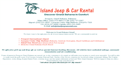 Desktop Screenshot of islandjeepcarrental.com